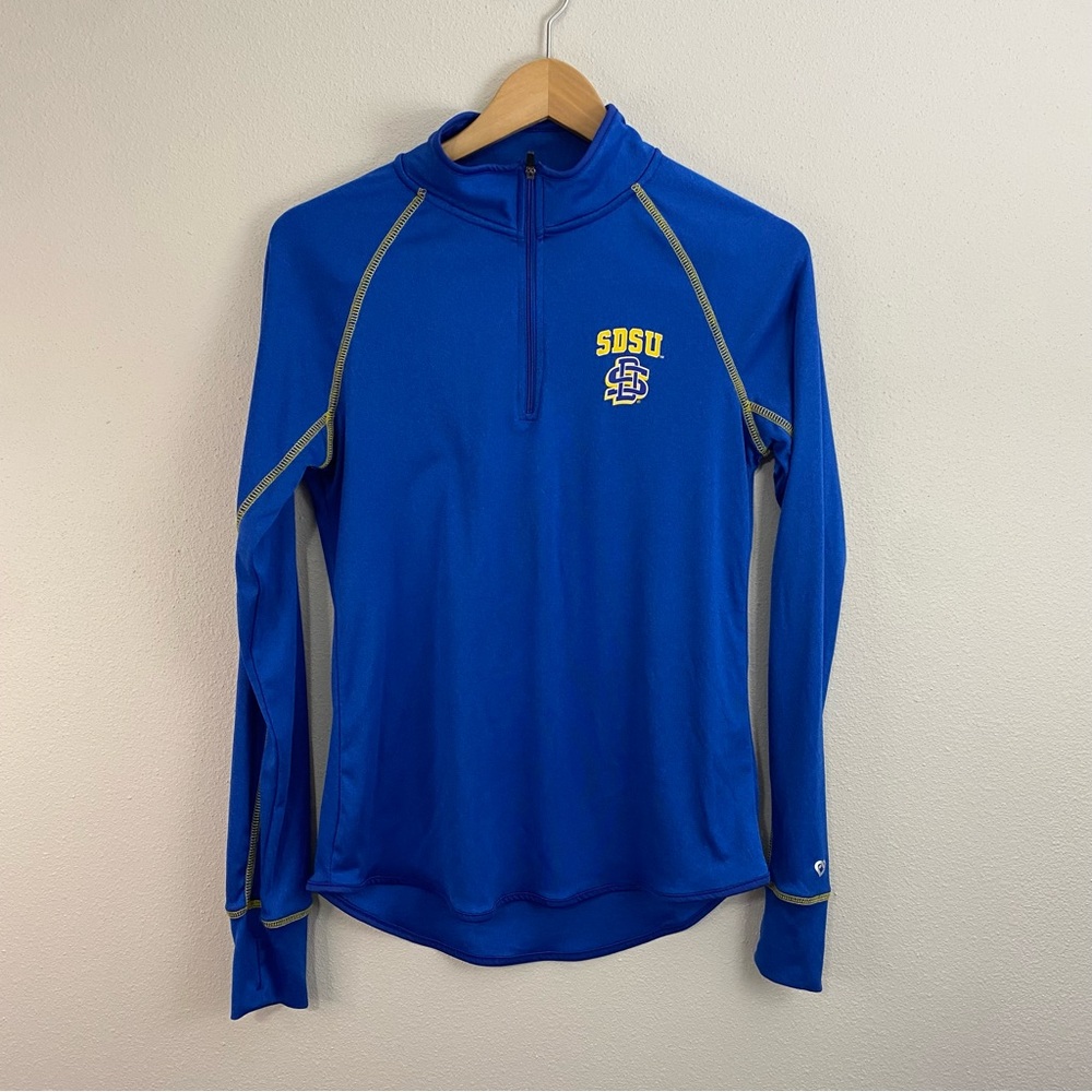 Colosseum South Dakota‎ State University Blue 1/4 Zip Jacket Lightweight Large